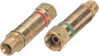 Western Enterprises FA-10 Flashback Arrestor Sets for Oxygen/Fuel Gas Torches - Safety Check Valves & Reverse Flow Protection