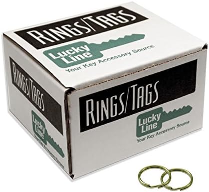 Lucky Line 76600 Plated Steel Split Rings, 1-1/4", 100 Per Box, 1-1/4", Nickel image 5