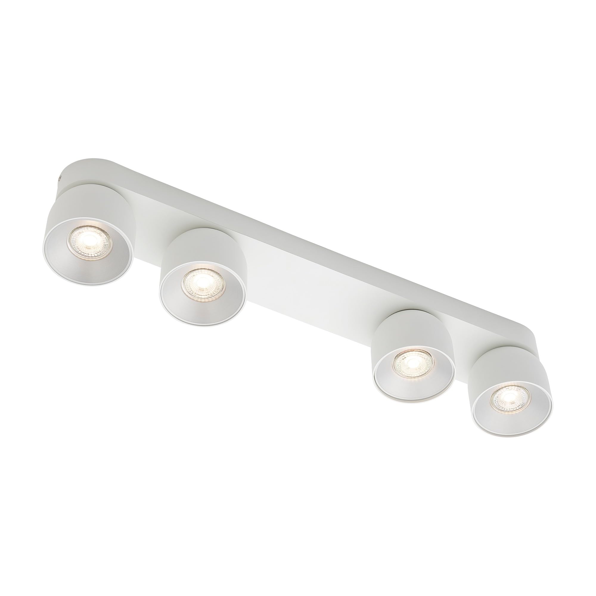 Nordlux Pitcher Metal Spot Light Gold Inner White,mains from B&Q