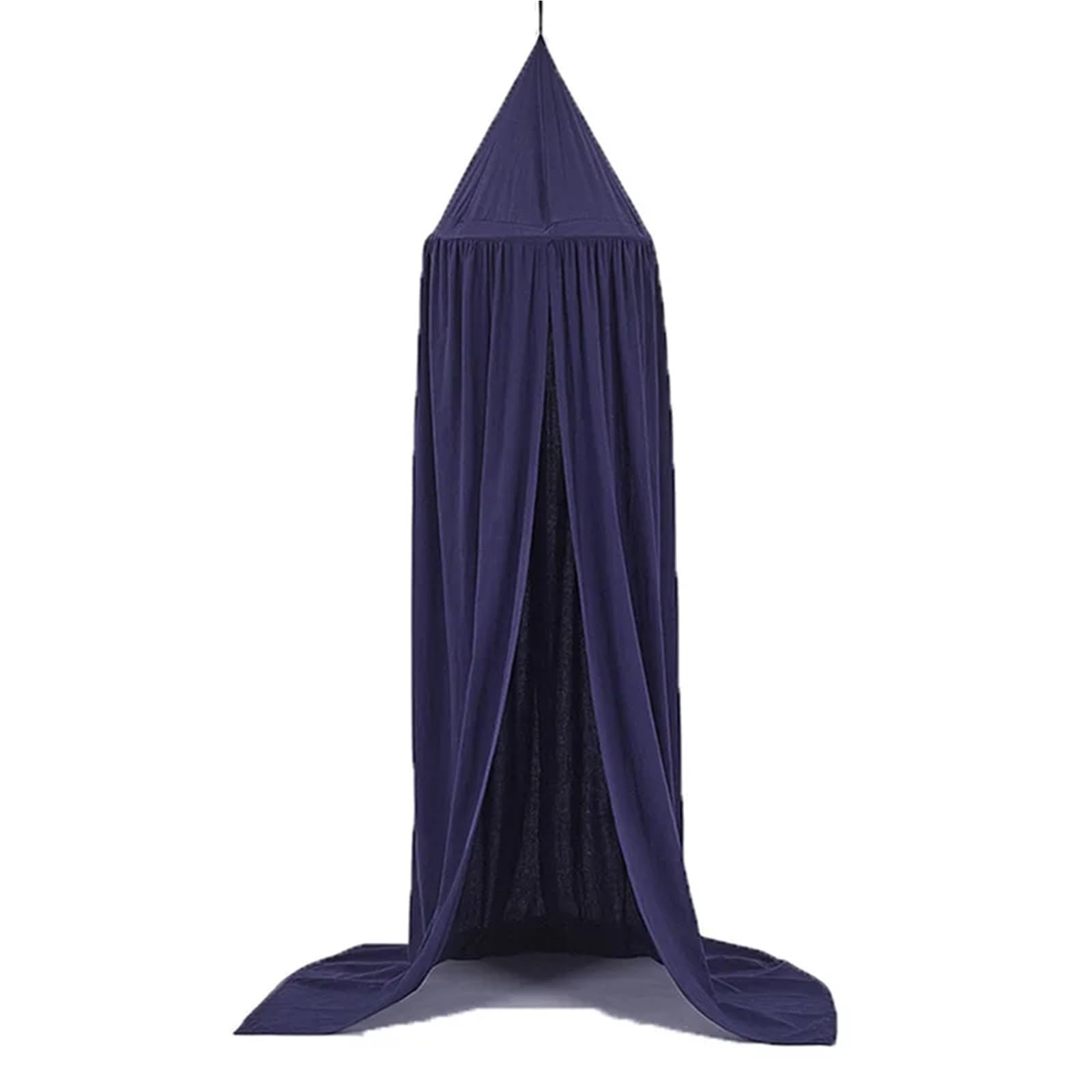 KiddiBubzi Play House Tents For Kids Canopy Bed Curtain Kids Hanging Tent Crib Children Room Decor Round Hung Dome Bed Canopy Bed Valance(Royal Blue)