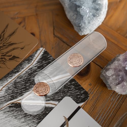 Tubos de plástico para monedas coleccionables: contenedor transparente y fácil de usar 6