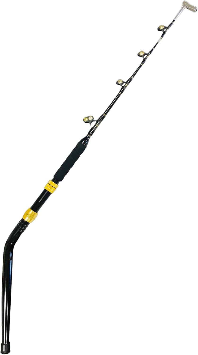 EatMyTackle 3pc Deep Drop Trolling Rod | Blue Marlin Tournament Edition