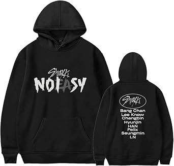Xkpopfans SKZ Hoodie New Album NOEASY Sweater SKZOO Felix Bangchan Cotton Pullover