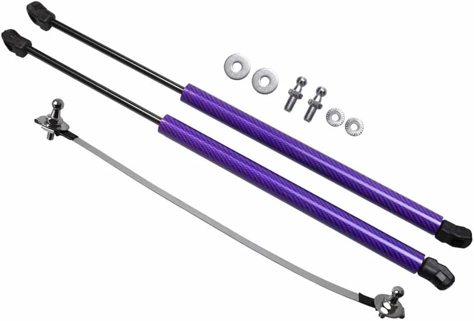 TSUBASA Lift Supports for Mercedes-Benz Metris Vito W447 2015-2023 Front Hood Bonnet Modify Gas Struts Carbon Fiber Shock Dampers Spring Rods (2PCS) (Normal Black)