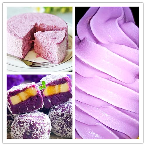 Violette Süßkartoffelpulver Natürliche lila Lebensmittelfarbe in Dessert-Back-Smoothies mischen natürliche Zutaten 100g