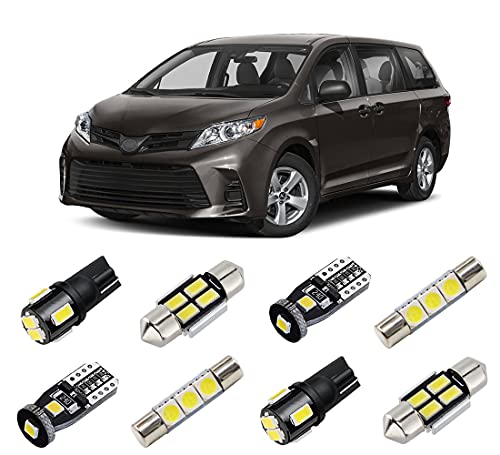Kit Luces LED Interior Blanco Toyota Sienna 2011-2020 miniatura 1