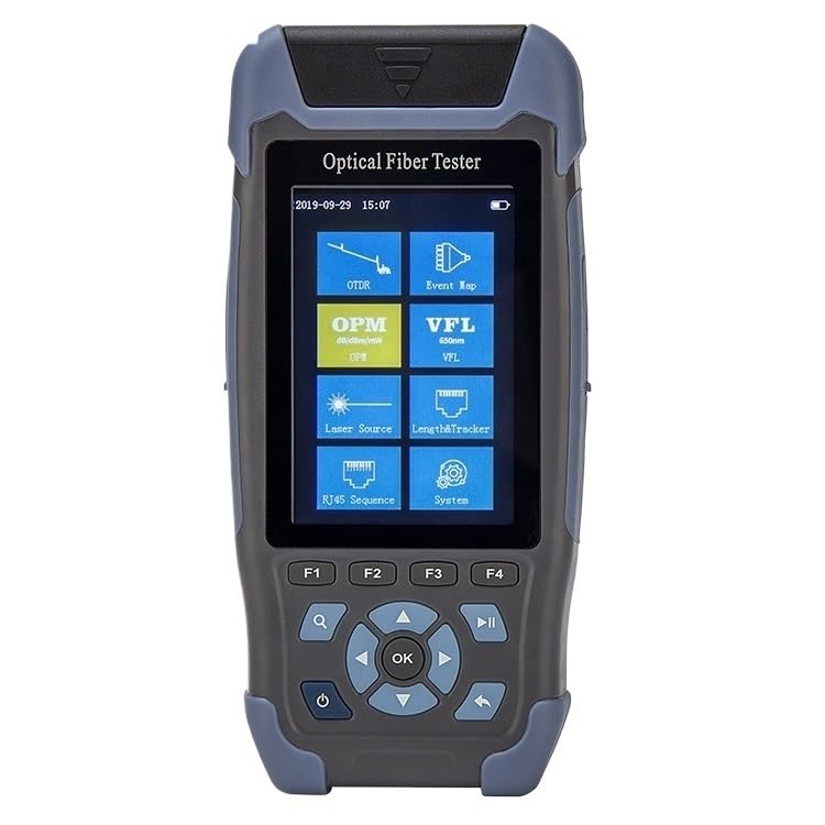 luxmètre à fibre optique, Mini testeur de fibres optiques OTDR intelligent portatif multifonctionnel 1310/1550nm Test fonction optique