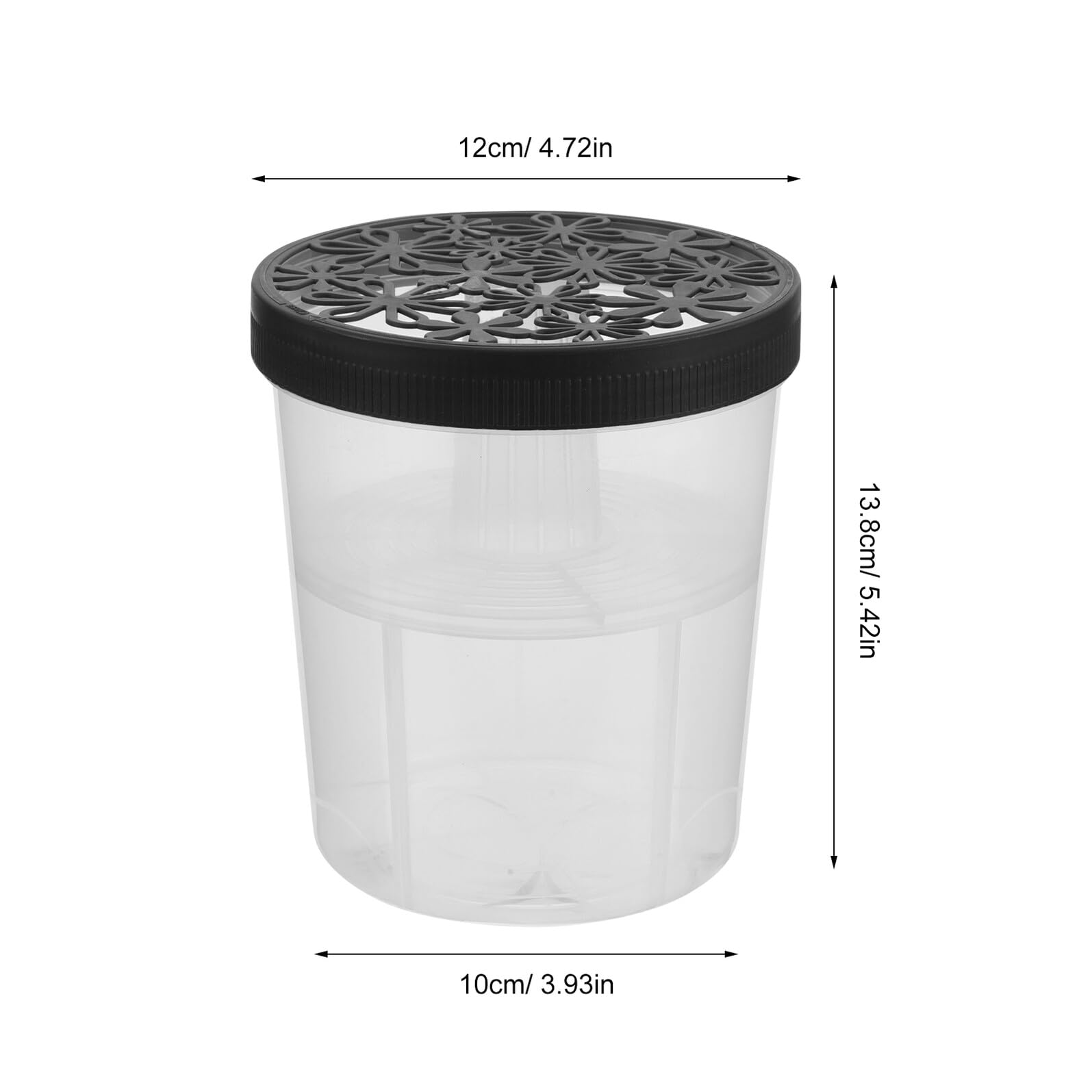 INOOMP Scatola Assorbiumidità Plastico Riutilizzabile 6pezzi per Armadio e Bagno Deumidificatore Portatile