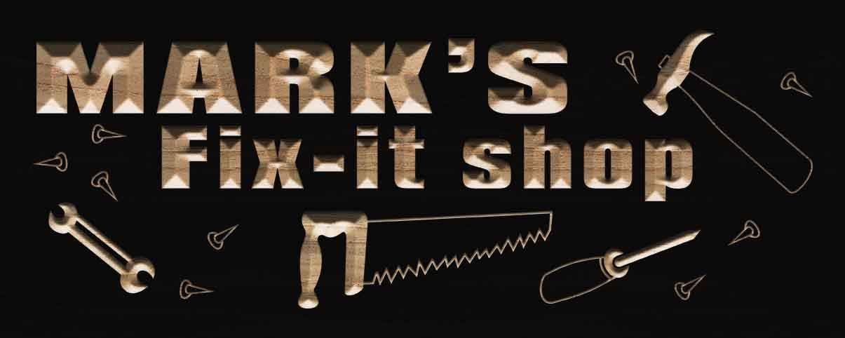 ADVPRO Name Personalized FIX IT SHOP Tools Hammer Saw Garage Den Wood Engraved Wooden Sign 23 x 9.25 st18s62-wpc0270-tm-l