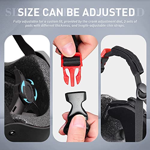 Jbm Skateboard Helmet For Adults Skate Helmet Adult Skateboard Helmets Adult Skateboarding Helmet Youth Scooter Helmets Child Skating Helmets For Multi-Sports Roller Skate Inline Skating Longboard #TOP7