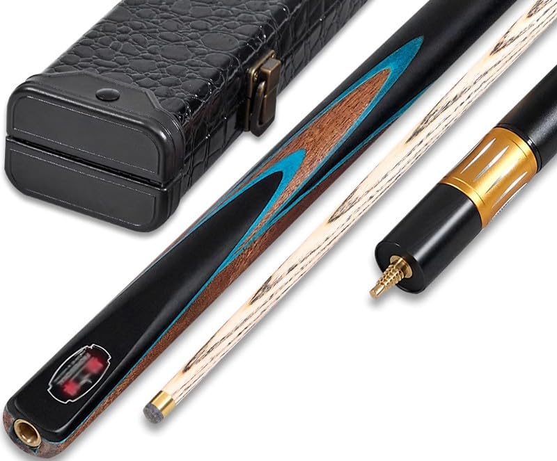 Taco de billar profesional 57 pulgadas con extensión y estuche miniatura 1