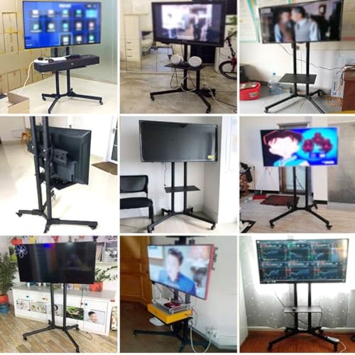 Soporte móvil para TV con ruedas y bandeja ajustable miniatura 7