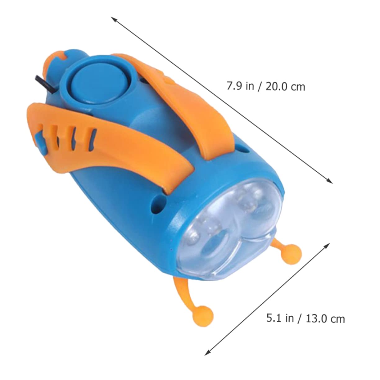 GOOHOCHY Rechargeable Boys and Girls Bike Front Light Little Bee Car Light Bike Headlight Horn Adorable Trumpet Material for Cycling