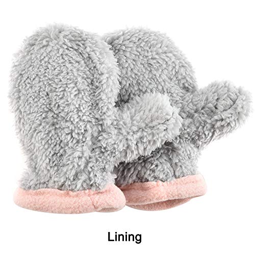 Toddler Winter Hat with Mitten Set - Baby Kids Warm Fleece Cap Set with Ear Flaps4