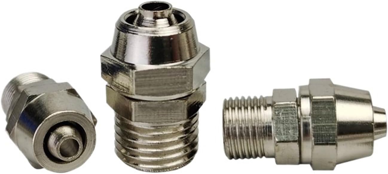 30PCS Pneumatic Fast twist Fittings OD 4/6/8/10/12mm Hose Tube M5/1/8''/ 1/4'' 3/8'' 1/2'' Thread Quick Joint Coupler Connector(30PCS KL-PC4-02)