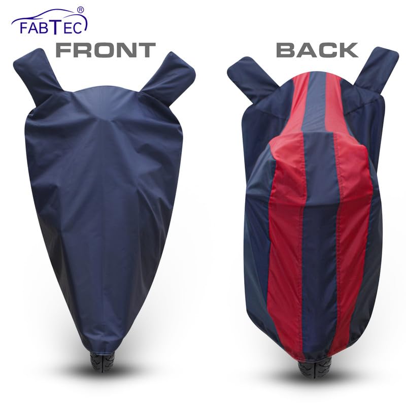 Image of FABTEC Bike /Motorcycle Body Cover Compatible with Bounce Infinity E1(Red & Blue)