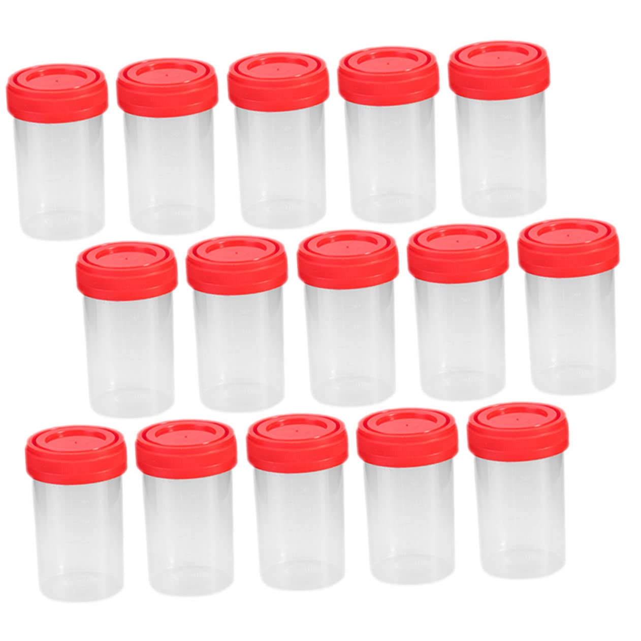 Amazon.co.jp: BESTOYARD 15個入り 蓋付き尿採取カップ 6.8X4X4Cm