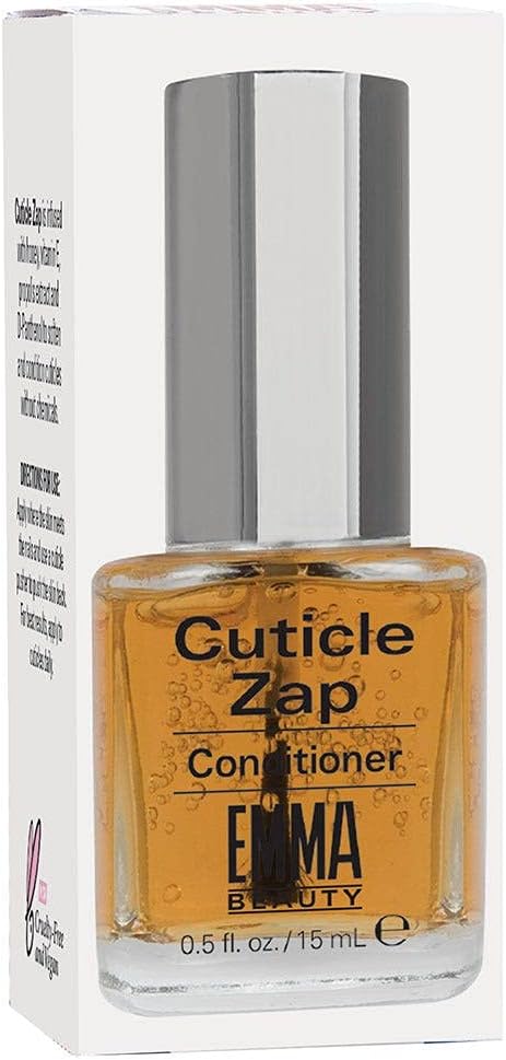Cuticle Zap, Cuticle Softener & Nail Conditioner, 12+ Free Formula, 100% Vegan & Cruelty-Free, 0.5 fl. oz.