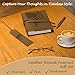 Sovereign-Gear - USA Flag Leather Journal Gift Set - Embossed Buffalo Leather Notebook with Pen & Bookmark - Patriotic Writing Journal for Men & Women - Gift for Veterans, Military, First Responders