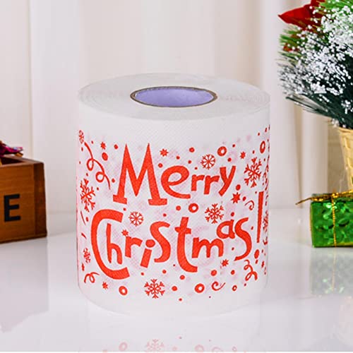 Presente de Natal de papel higiênico - Papel higiênico engraçado do projeto da novidade do Natal | P