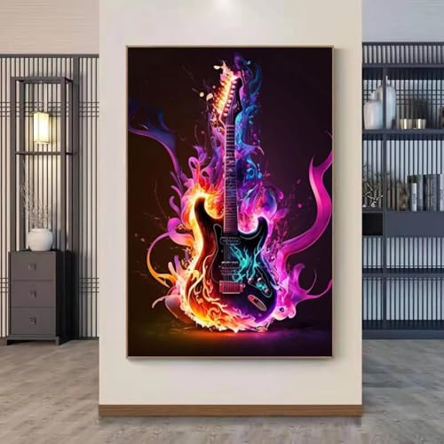 Affiches et impressions abstraites de violon deco murale