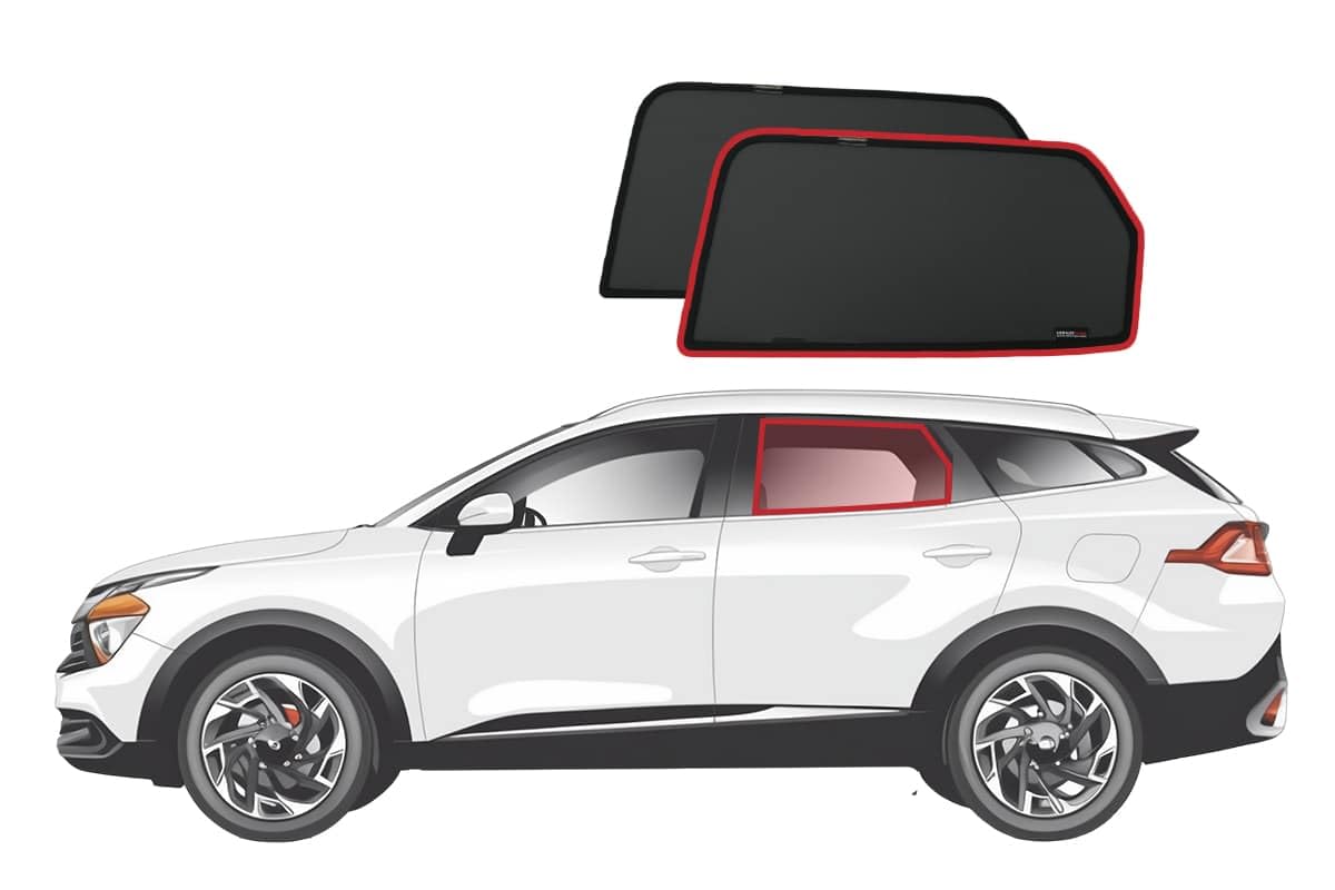 SNAPSHADES osłony tylnej szyby samochodu do KIA Sportage 5. generacji (LWB) (NQ5; 2021-obecnie)
