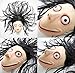 MOMO Halloween MASK Props - Creepy Horror Scary Latex Realistic Full Head with Wig Cosplay Costume Mask Decoration Party (Momo)