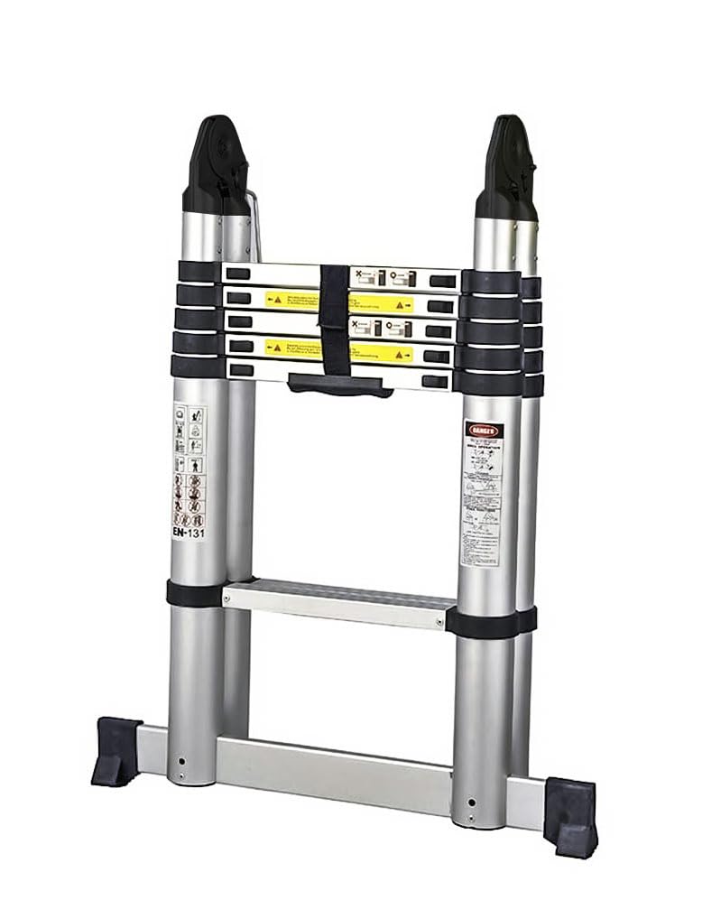 Welbuilt 16 FT. Portable and Extension Double Telescopic Folding Stainless Steel A-Type Ladder/2-in-1 Ladder for Household and Outdoor; EN131 Certified (2.4m+2.4m/12 Steps) (B0C7P1CJ7F) Amazon Price History, Amazon Price Tracker