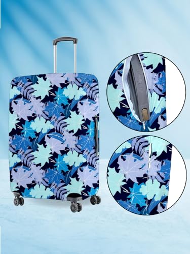 Image of Cortina Luggage Cover Trolley Travel Covers Washable Dust Proof Anti-Scratch Suitcase Protector, Medium-Blue