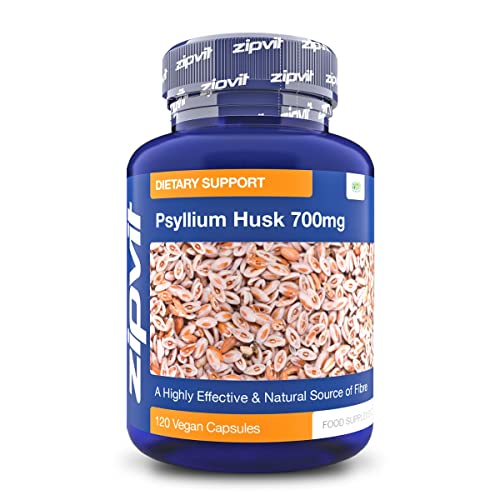 Zipvit Psyllium Husk Fibre Supplement, 120 Capsules