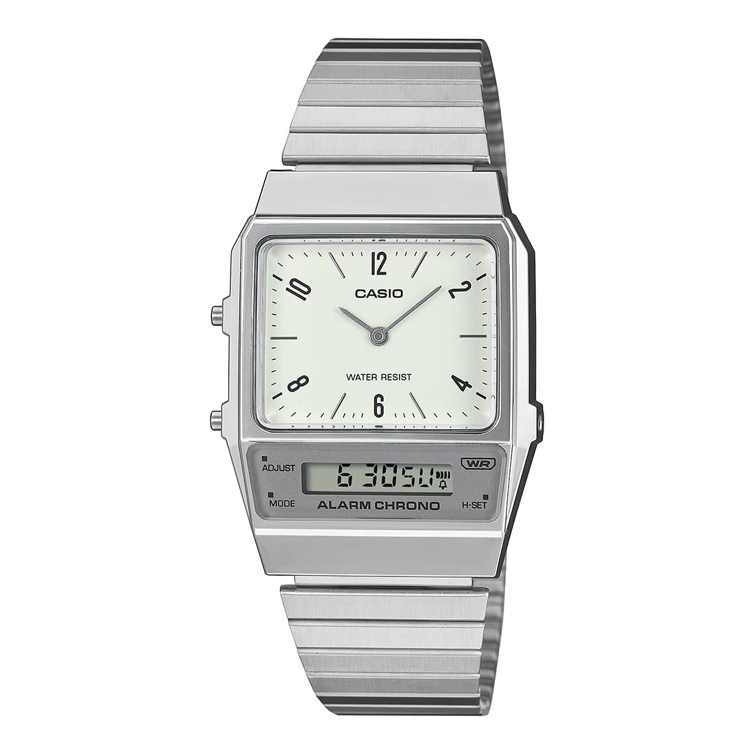 casio Vintage AQ-800E-7A2DF Analog-Digital White Dial Unisex (D363)-picture-27