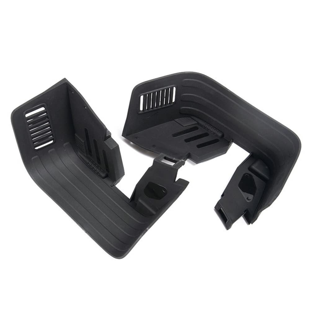 Parafango anteriore e posteriore plastica nera per 1/10 RC Crawler SCX10 II 90046 90047 parti di aggiornamento