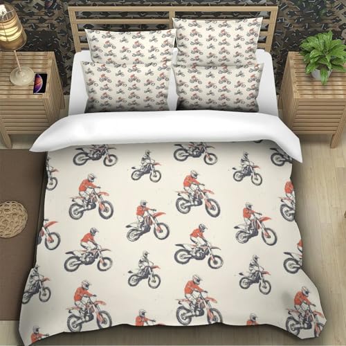 Housse de Couette Hypoallergique Microfibre Anti-Acarien Lit Super King 260x220