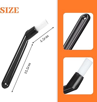 TEOZBLU 2 Piezas Cepillo de Limpieza para Máquina de Café, Cepillo De Limpieza Cafetera,Accesorios Cafe,Cepillo para Molinillo De Café,Herramientas De Café1