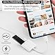 Loydia USB-Kamera-Adapter für iPhone, [Apple MFi Certified] Lightning Kamera Adapter mit Ladeanschluss, USB OTG auf Lightning Adapter unterstützt Kartenleser, U Disk Flash Drive, Maus, Tastatur