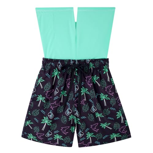 Cozople Boys Swim Trunks Compression Liner Swim Shorts Quick Dry Bathing Suit with Boxer Brief Swimwear 2-20T3