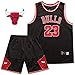 SSRSHDZW NBA Bulls No. 23 Jordan - Traje de jersey bordado de gama alta para manualidades, uniforme de baloncesto, color negro, 3XL
