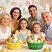 HGRGHH 4 Piezas Cestas de Pascua con Hierba Decorativa-19 x 8 Imagen de HGRGHH 4 Piezas Cestas de Pascua con Hierba Decorativa-19 x 8
