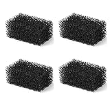 AQUANEAT Aquarium Replacement Filter Sponges 4 Pack for Hang on HOB Power Filter Small Fish Tank Filter up to 3 Gallon/ 5 Gallon (up to 5Gal)