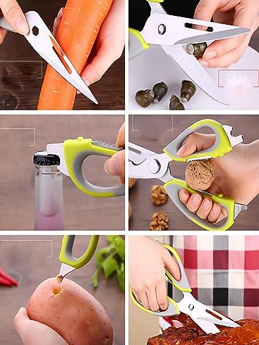 Tesoura De Cozinha Cortar Alimentos Multifuncional Faca