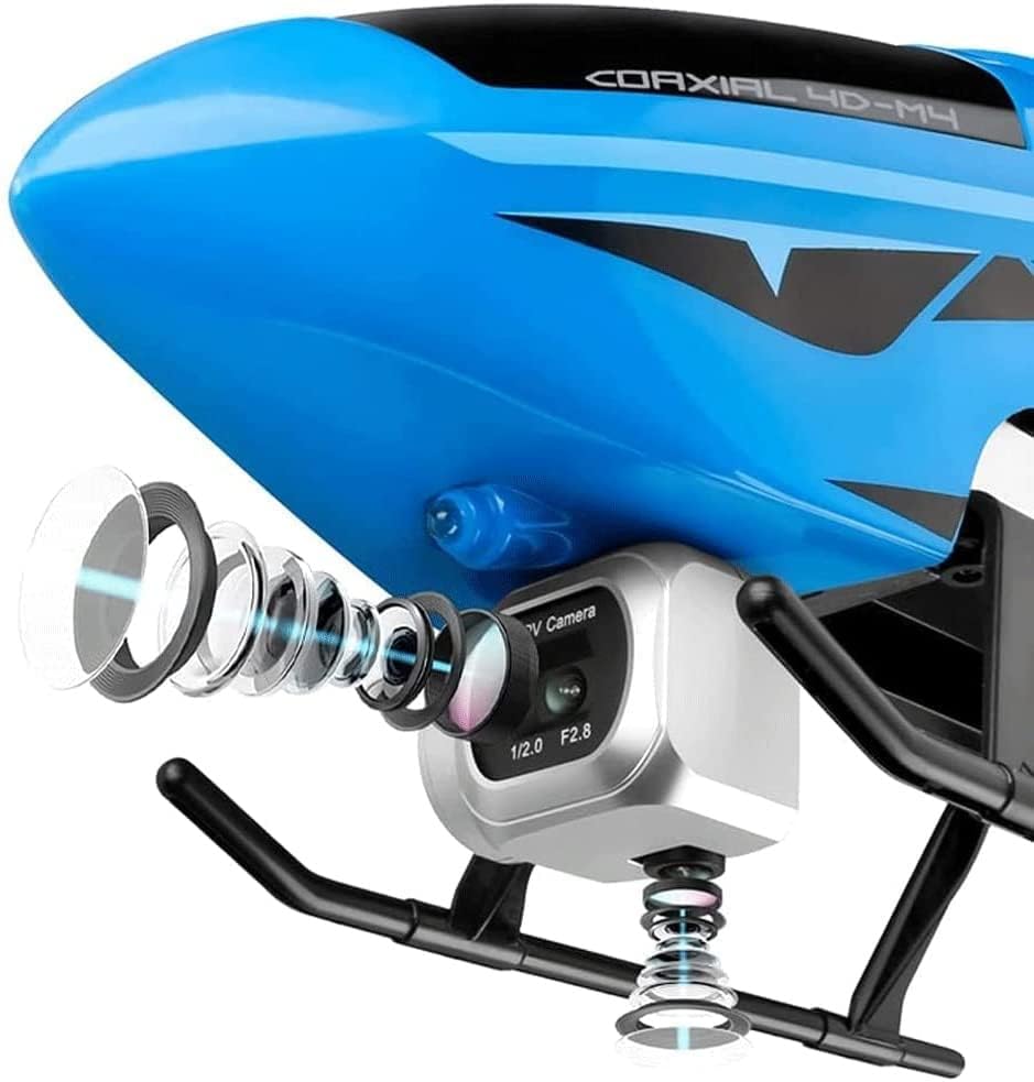 Miniatura 6 de Helicóptero eléctrico de control remoto de 4 Ghz de 28.3 in, con aleación de cámara, resistente a las caídas, avión Rc, regalo de cumpleaños2