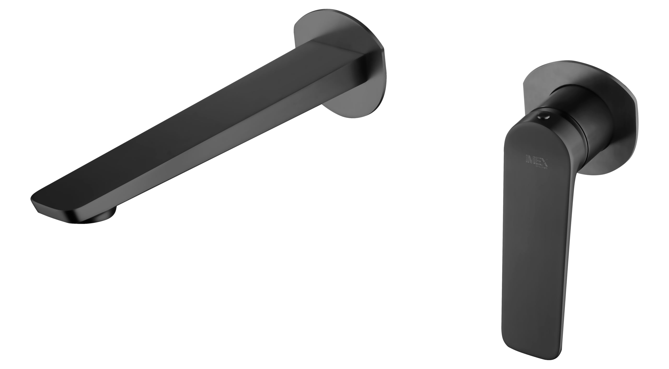 IMEX GLN047/NG NÁPOLES Monomando Empotrado Lavabo Negro Mate