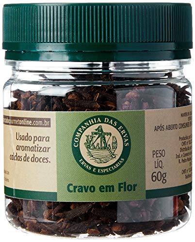 Companhia das Ervas Cravo Em Flor Companhia Das Ervas 60G Pote Pet