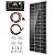 Topsolar Solar Panel Kit 100 Watt 12 Volt Monocrystalline Off Grid System for Homes RV Boat + 30A 12V/24V Solar Charge Controller +Solar Cables + Z-Bracket for Mounting