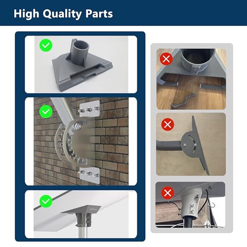 Image of Starlink Standard Pivot Mount Gen 3 4 /4X V4 Stainless Steel with Pipe Adapter