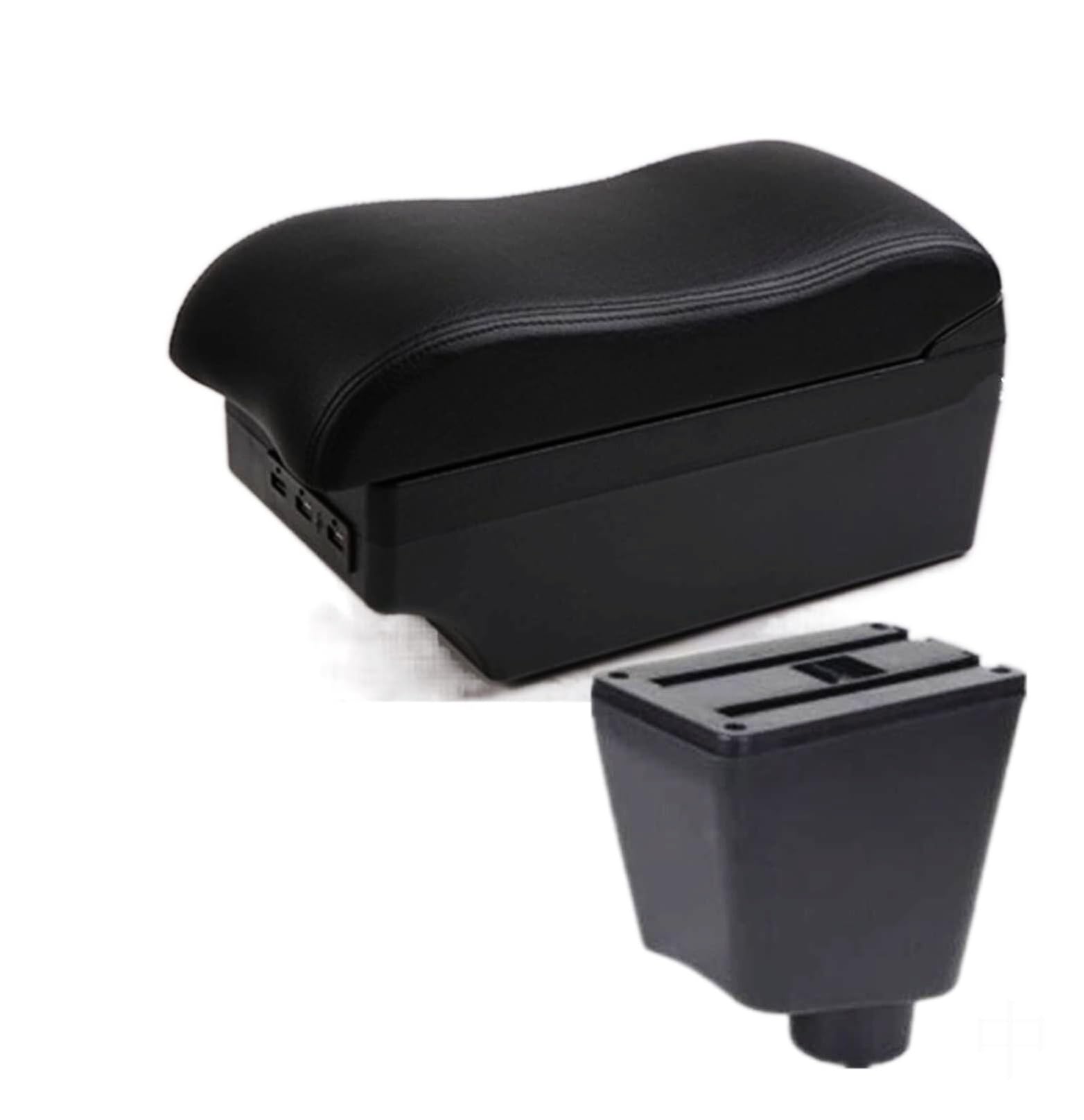 Car Armrest Storage Box For Captur and For Clio 4 2015-2018 Armrest Storage For Box with USB and Ashtray