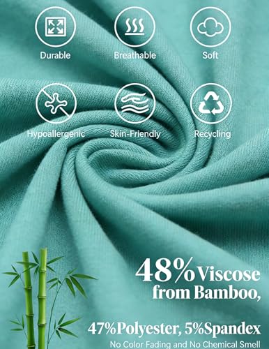 Ekouaer Viscose from Bamboo Women's Pajama Sets Super Soft Short Sleeve Button Top and Pants Pj Sleepwear Sets Light Grey Large