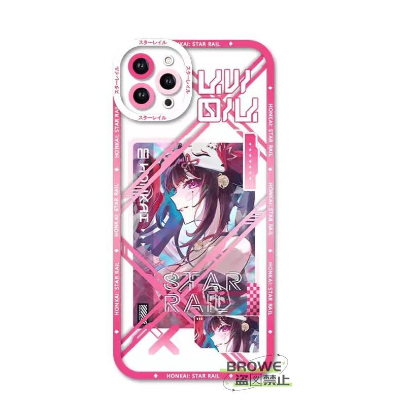 Amazon.co.jp: 崩壊 スターレイル 花火 ブラックスワン スマホケース