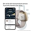 Fitbit-Sense-Advanced-Smartwatch-with-Tools-for-Heart-Health-Stress-Management-Skin-Temperature-Trends-WhiteGold-One-Size-S-L-Bands-Included Fitbit Sense Advanced Smartwatch with Tools for Heart Health, Stress Management & Skin Temperature Trends, White/Gold, One Size (S & L Bands Included)