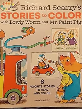 Hardcover R Scarry Strys to Colr Book